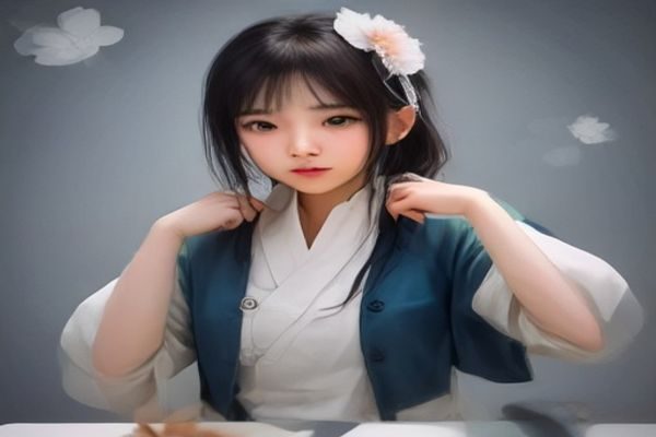 象征权力结构与秩序感的几何图案，蓝白色调，用于说明女王调教中主导与服从的关系框架
